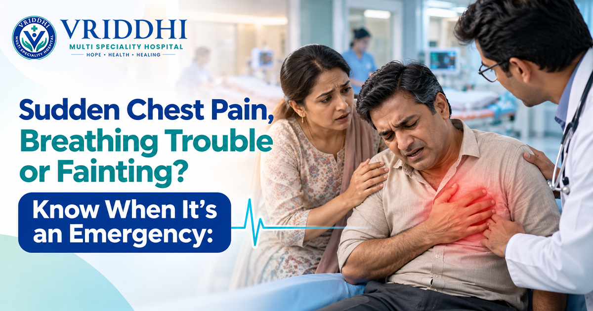 Sudden Chest Pain, Breathing Trouble or Fainting?